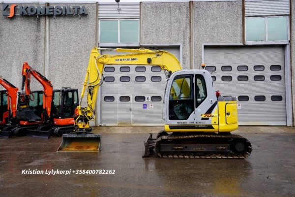 New Holland E70BSR ENGCON PIHDEILLÄ