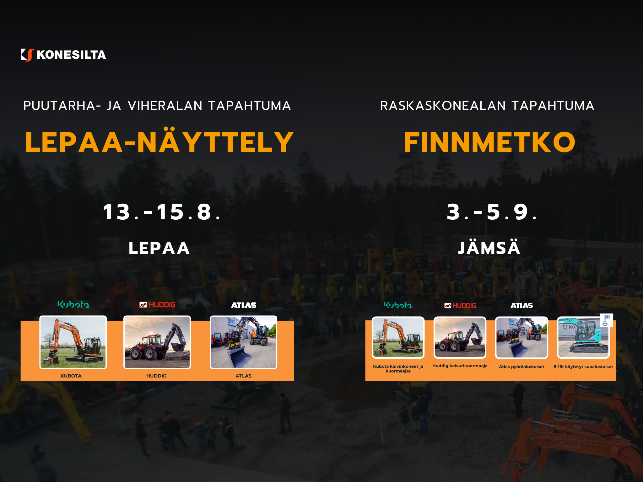 Lepaa-näyttely ja Finnmetko 2026.