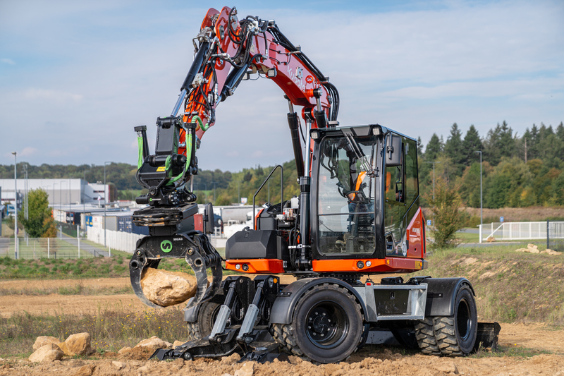Kubota KW115 työmaalla.