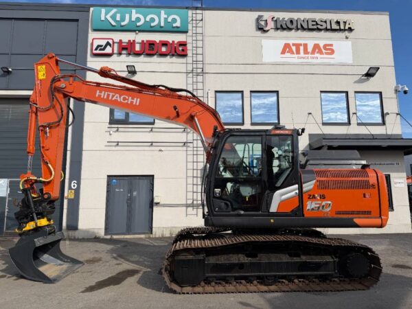 Hitachi ZX 160 LC-7 PYÖRITTÄJÄLLÄ