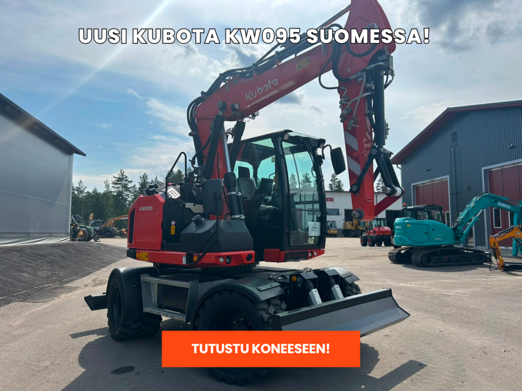 Uusi Kubota KW095 suomessa! Tutustu koneeseen!